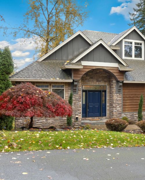 Completed manufactured home exterior after wind and water damage restoration by Mesic Contracting Arizona call 623-915-1447